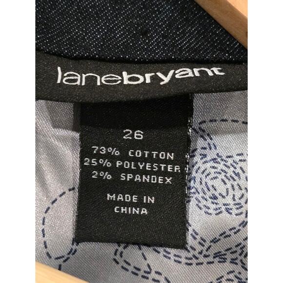 Lane Bryant Denim Sheath Dress in Dark Wash Denim Blue EUC Size 26 (Plus) - Picture 4 of 4